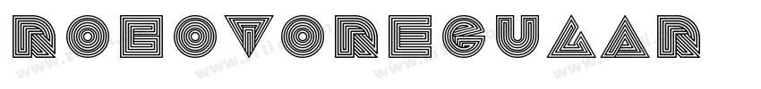 Roboto Regular英文字体字体转换